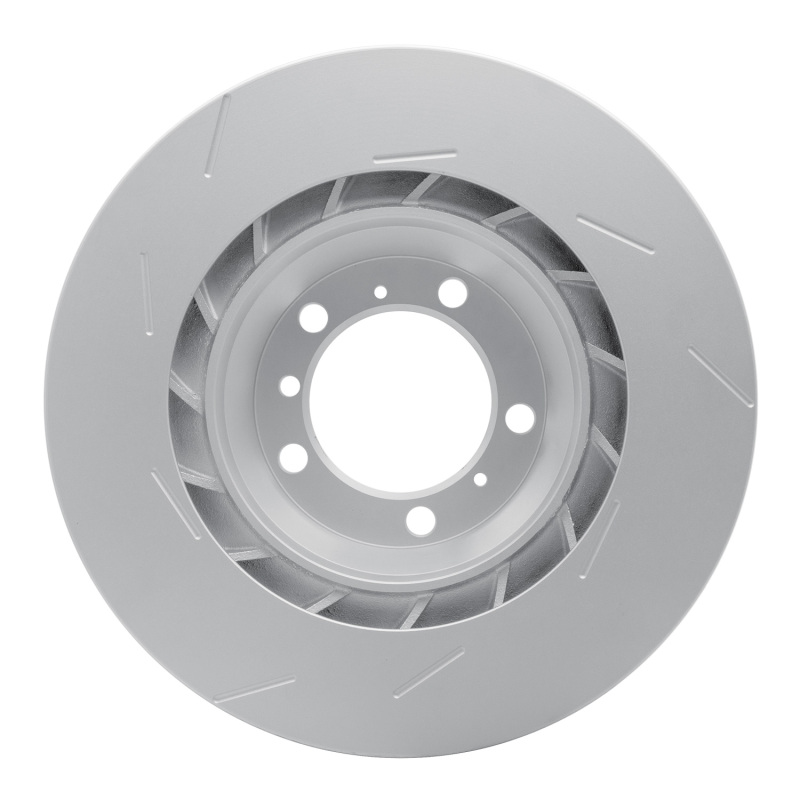 Porsche Panamera Brake Rotor (1) - Right Rear - R1 Concepts - Slotted GeoSPEC - `10-`16